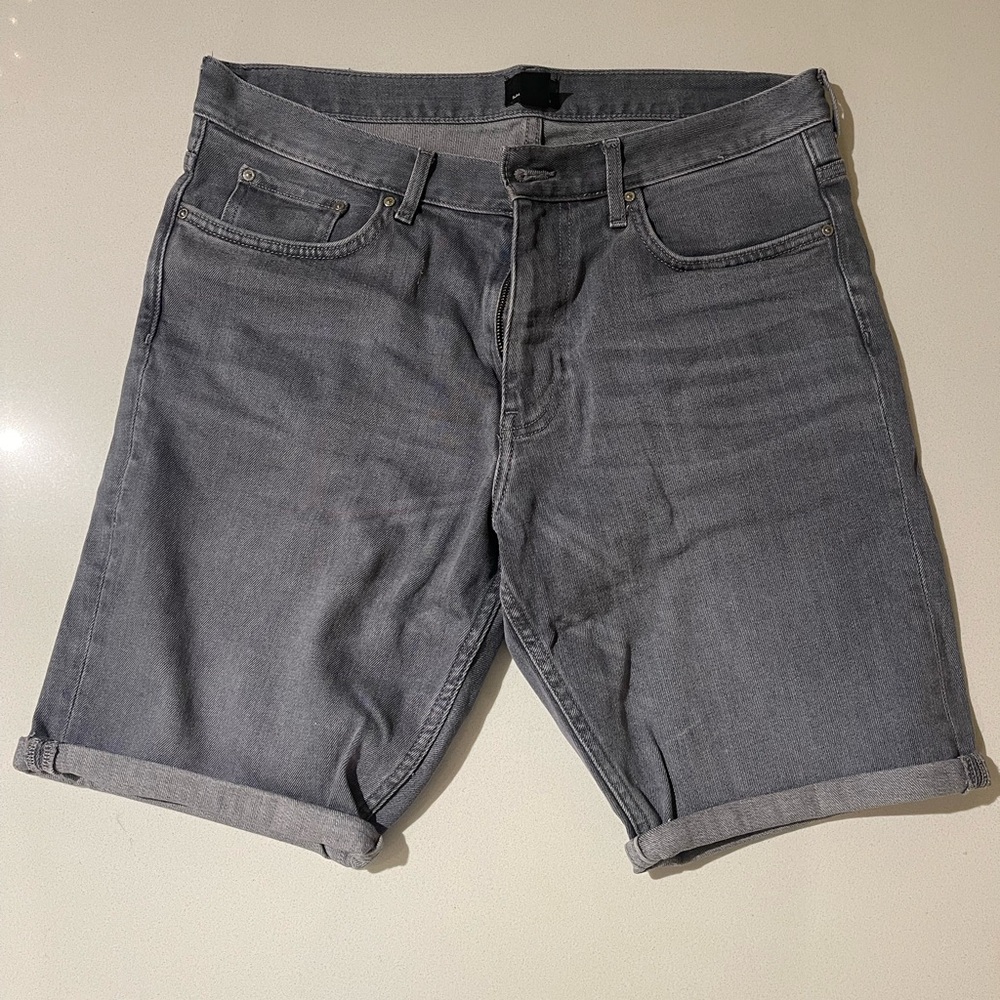 H&M Men's Charcoal Jean Shorts